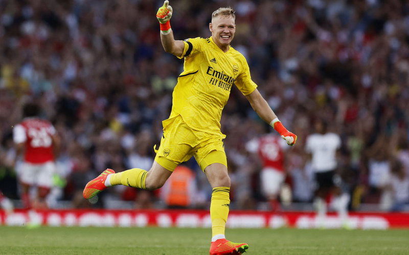 Image for Ramsdale names best player in Arsenal training