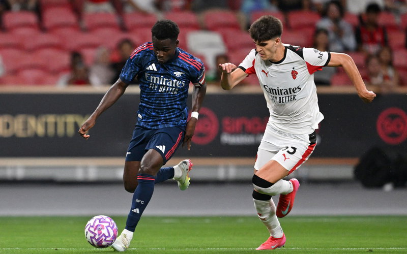 Image for Arsenal 1-0 AC Milan: Saka scores, Dowman shines, and Arteta’s tactics take shape