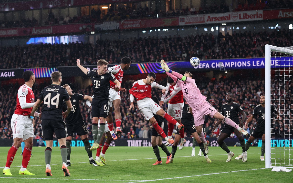 Aksi pertandingan Liga Champions